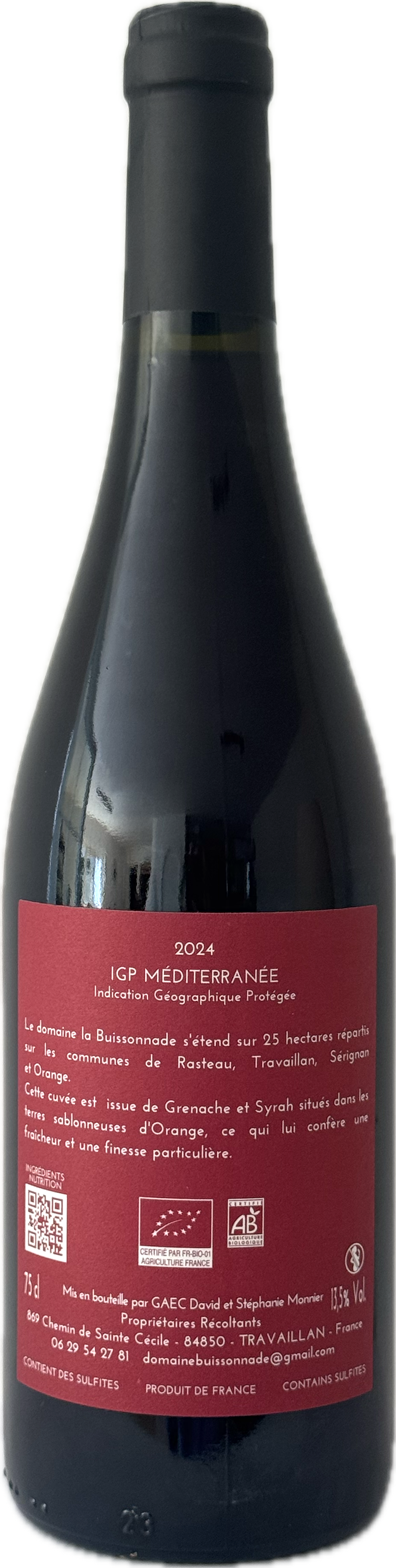 Domaine La Buissonnade - Cuvée Prelude 2024