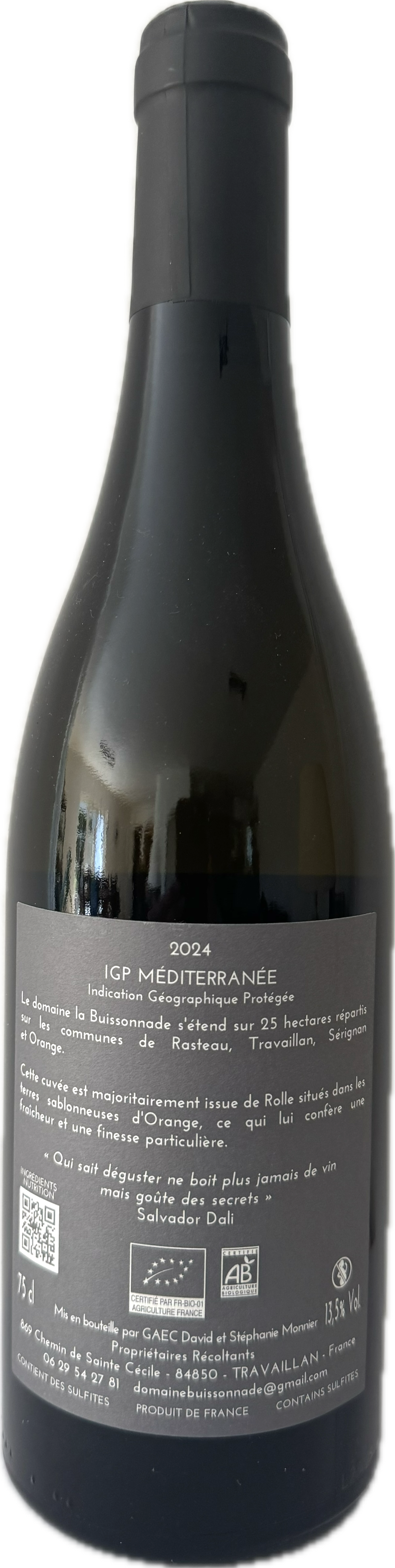 Domaine  La Buissonnade - Cuvée Secret 2024